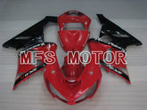 Kawasaki NINJA ZX6R 2005-2006 Injection ABS Fairing - Factory Style - Black Red - MFS3801